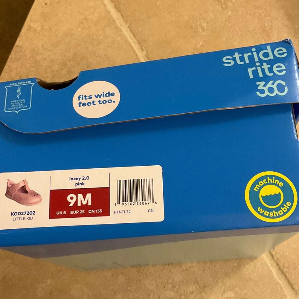Stride Rite Pink Lacey 2.0, new in box